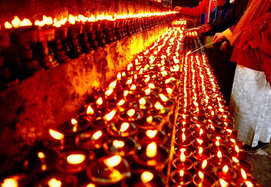 Tibet Light Butter Lamps