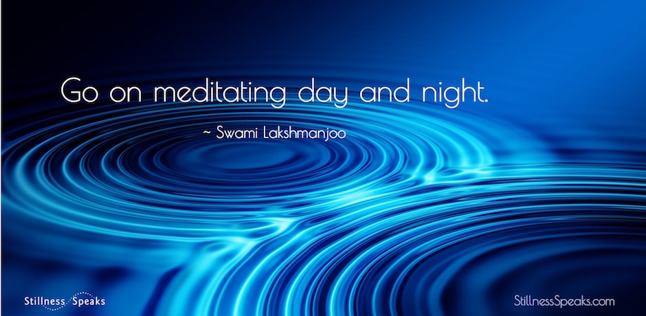 Meditation, continuous practice