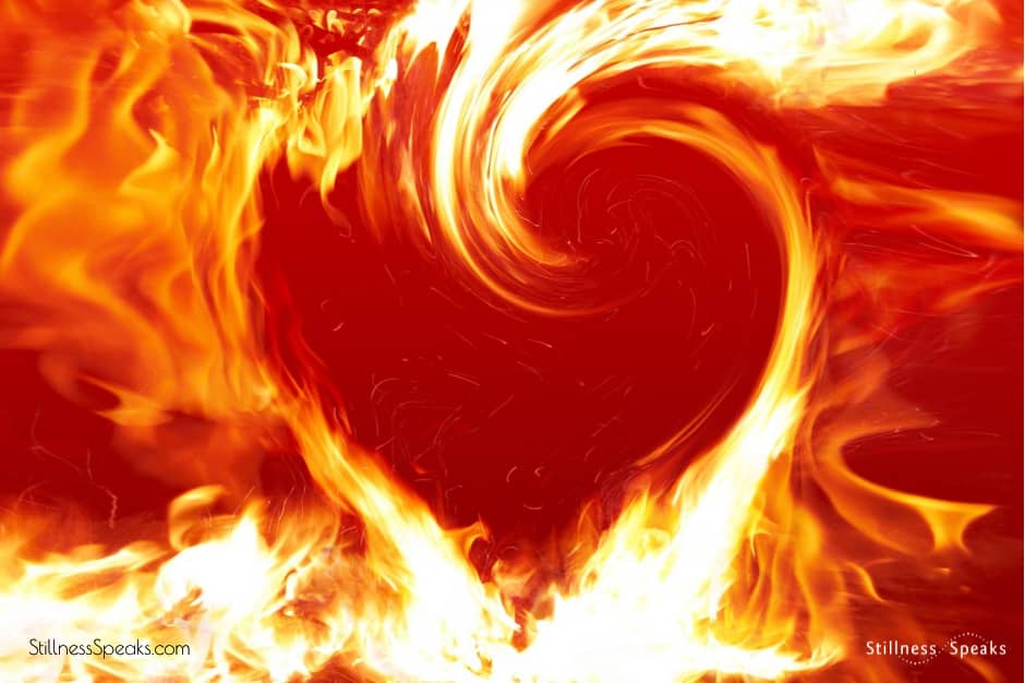 fire heart inflamed with beloved sufi way