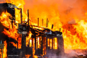 burning house fire tollifson
