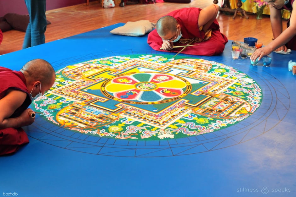 tibetan mandala making all objects consciousness doyle 