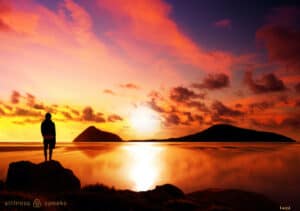 sunset sharing silence meister eckhart norris