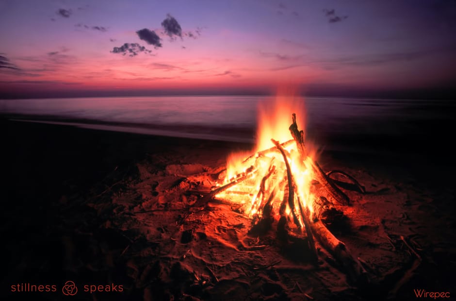 campfire flame adyashanti