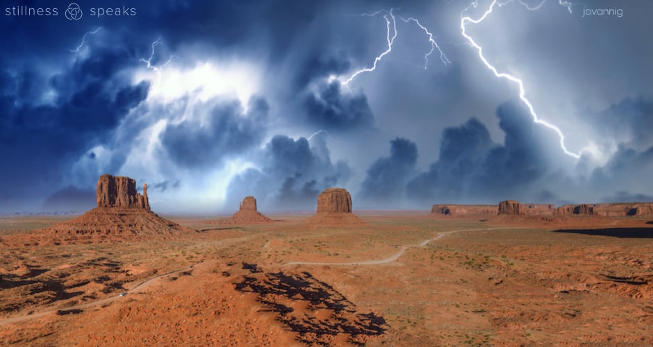 ecstasy of what is tollifson thunderstorms monument valley