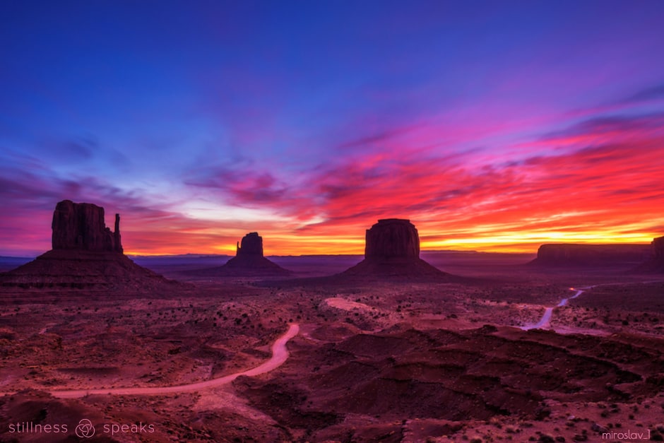 great social lie sunrise monument valley only seeing experiencing watts