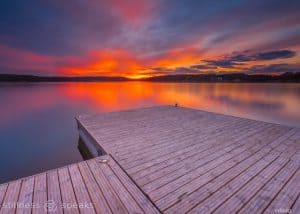 only awareness klein lake sunset