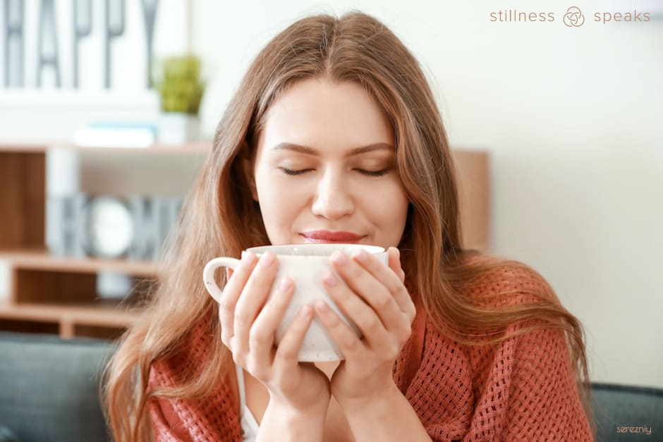 mindfulness cup of tea sofer